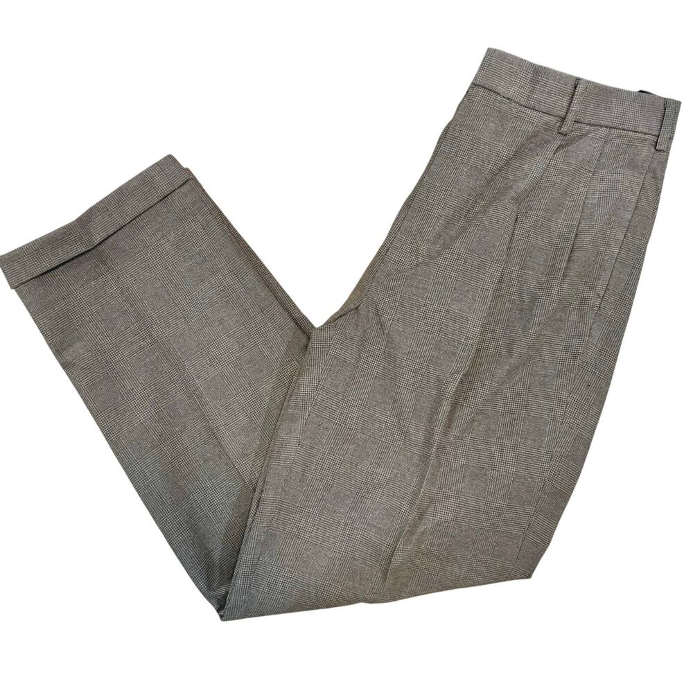 VTG Jos. A. Bank Gray Pleated Trousers 32" Cotton Dark Academia Old Money Slacks